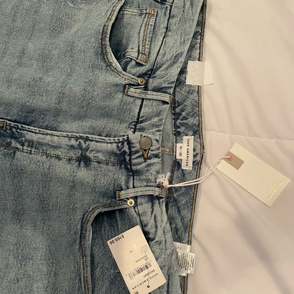 Good American straight icon stretch jeans 10 12 high rise - Picture 12 of 12